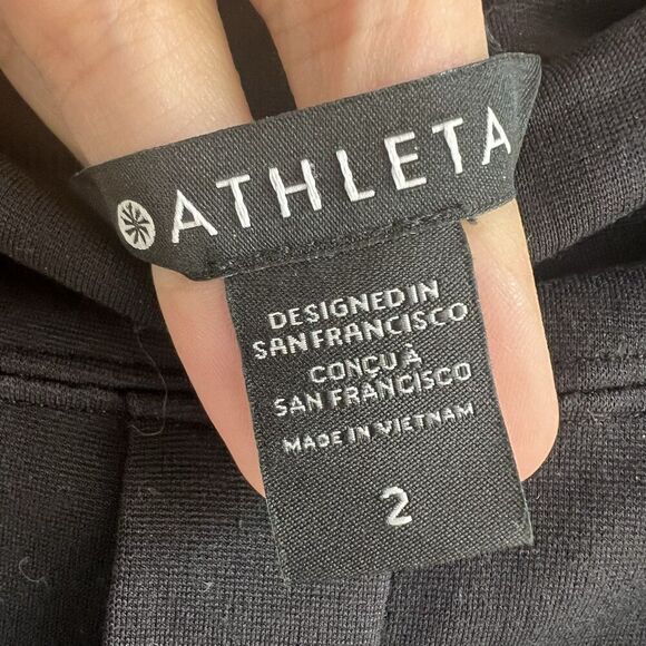 Athleta Venice Untuck Pant Women’s 2 Black Pull On - Picture 4 of 6
